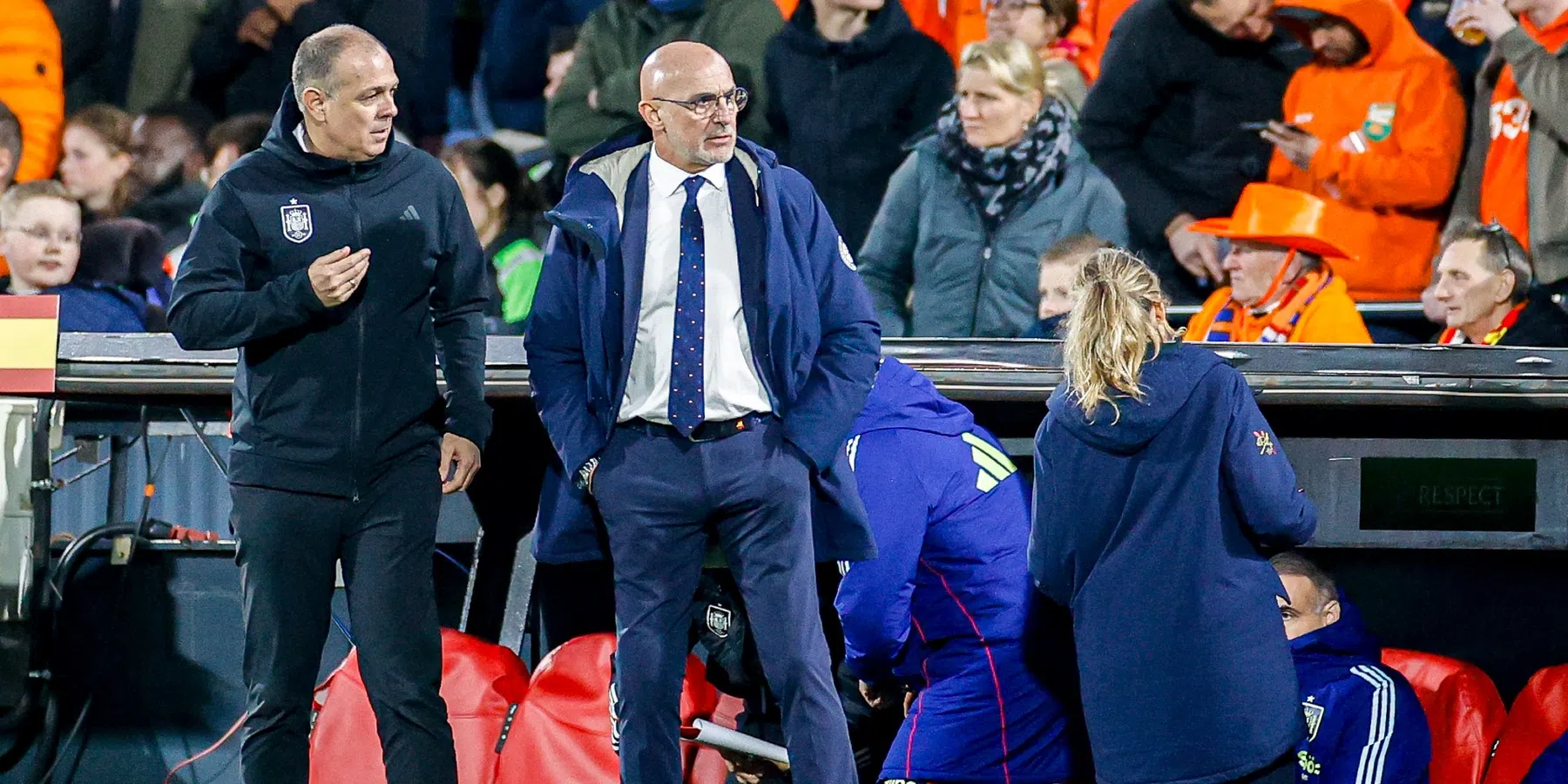 Bondscoach Luis de la Fuente bijt van zich af op persconferentie