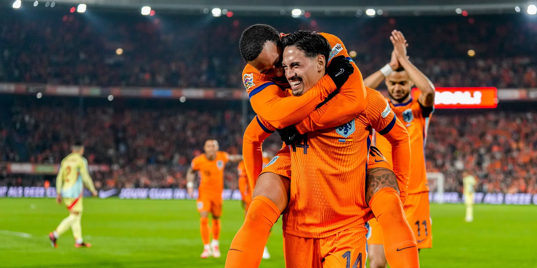 Vermoedelijke opstelling Oranje: