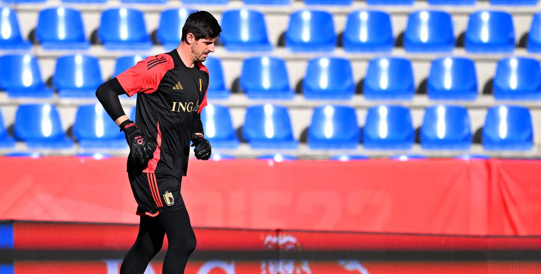 Courtois uit voorzorg uit de selectie gelaten bij de Rode Duivels