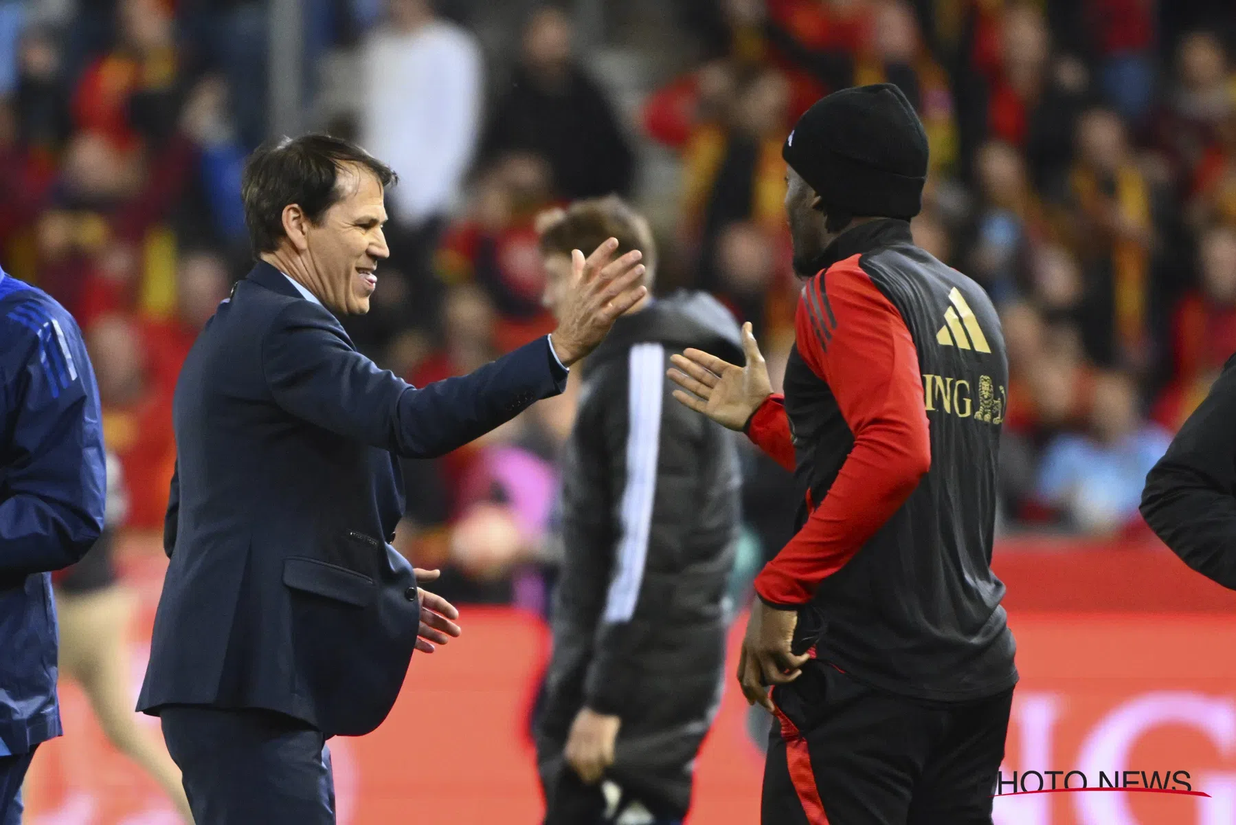 Bondscoach Rudi Garcia na zege Rode Duivels tegen Oekraïne