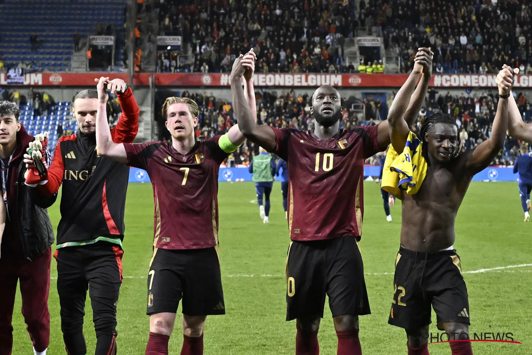 Romelu Lukaku en Kevin De Bruyne unieke Rode Duivels
