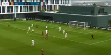 Thumbnail for article: GOAL: Club Brugge-jonkie Delorge maakt indruk met heerlijke knal voor België U18