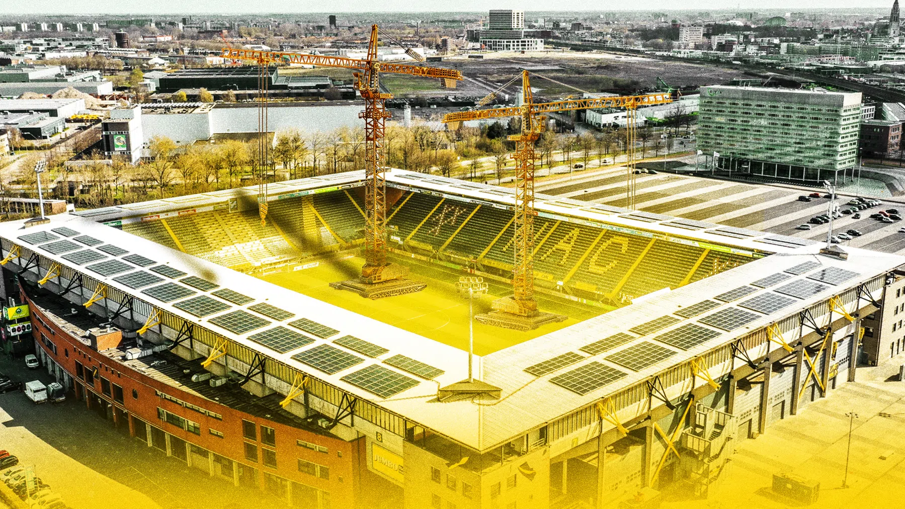 NAC wil stadion uitbreiden én kopen: 'Direct na het laatste duel in de steigers'