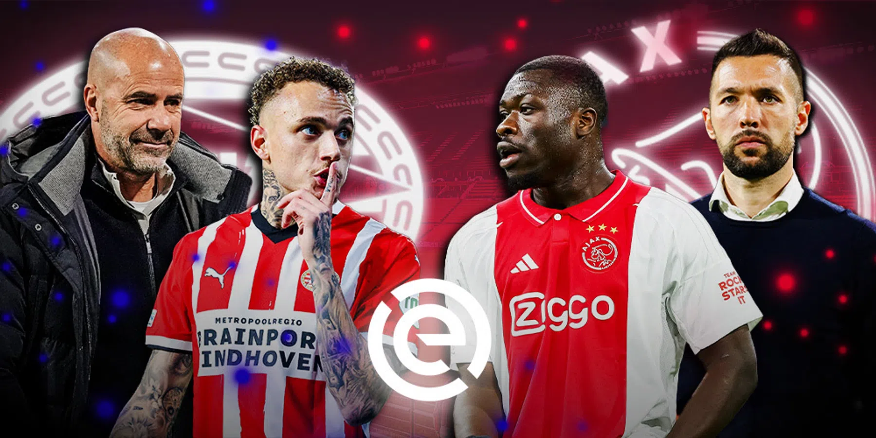 Hoe eindigden de laatste ontmoetingen tussen PSV en Ajax?