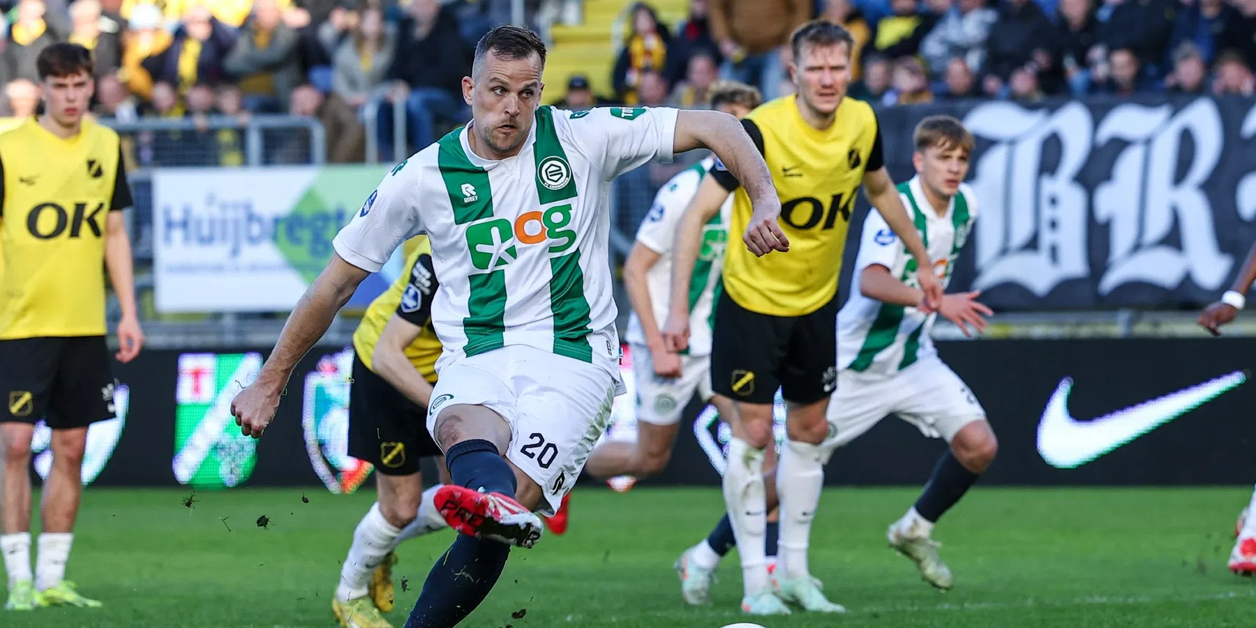 Leemans bezorgt NAC Breda in absolute slotfase punt via benutte strafschop