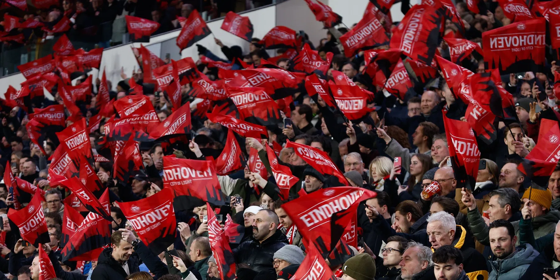 Fans geven PSV 'oppepper' voor clash met Ajax