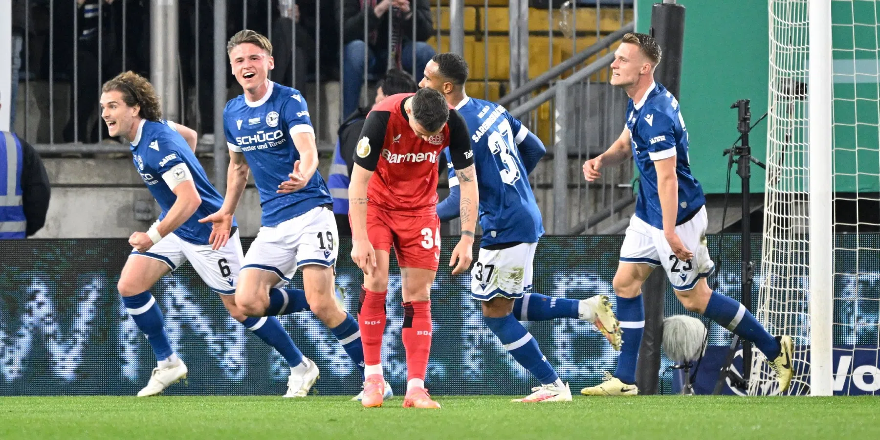 Arminia Bielefeld schakelt Leverkusen uit en gaat naar finale DFB Pokal