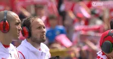 Thumbnail for article: Blind en Van de Beek komen met gehoorbeschermers het veld op bij Girona