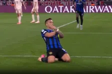 Thumbnail for article: De beelden: Inter-aanvaller Martínez schiet geniaal raak met buitenkant voet 