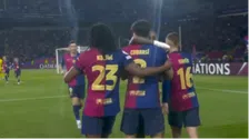 Thumbnail for article: Raphinha 'steelt' goal van Barça-teamgenoot en komt met schrik vrij na VAR-check