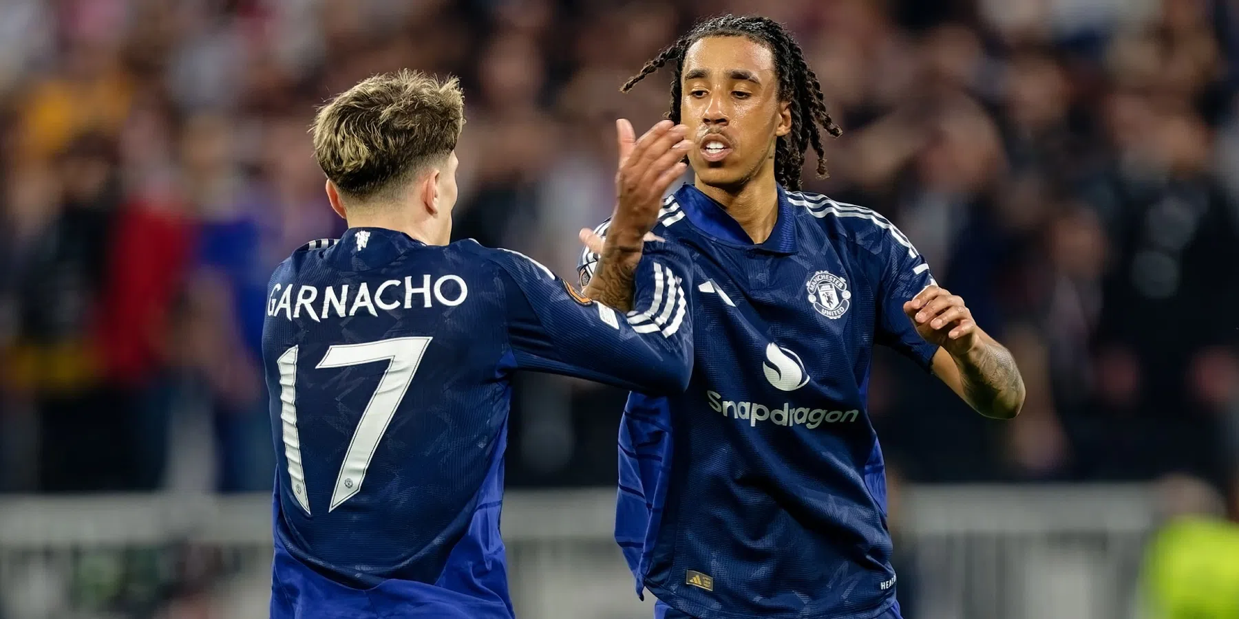 Wedstrijdverslagen Lyon-Man United en Tottenham-Frankfurt