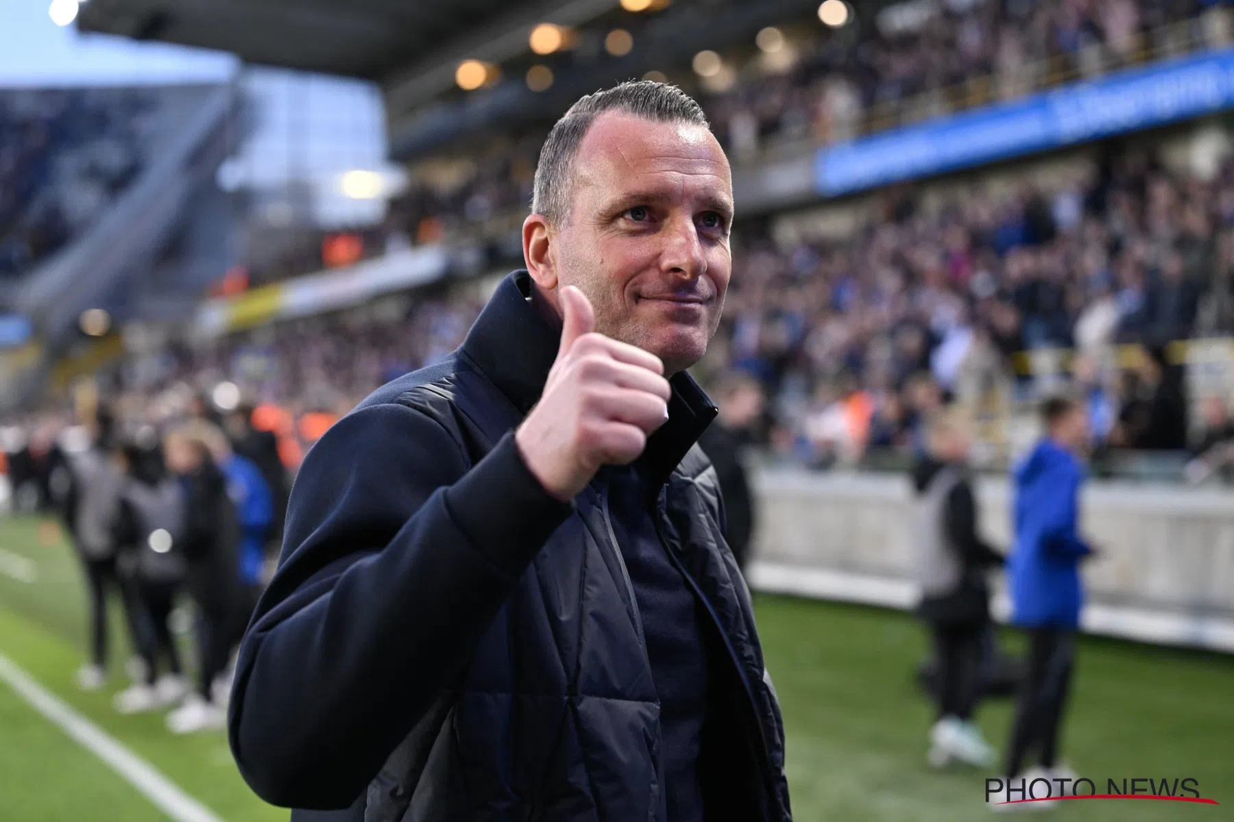 Nicky Hayen na zege Club Brugge tegen Genk in Jupiler Pro League