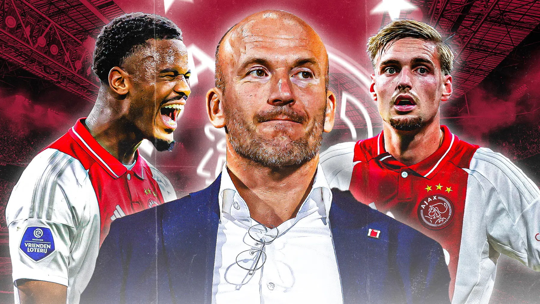 To do-lijst Ajax: drie namen met stip bovenaan voor Kroes, vraagtekens Farioli