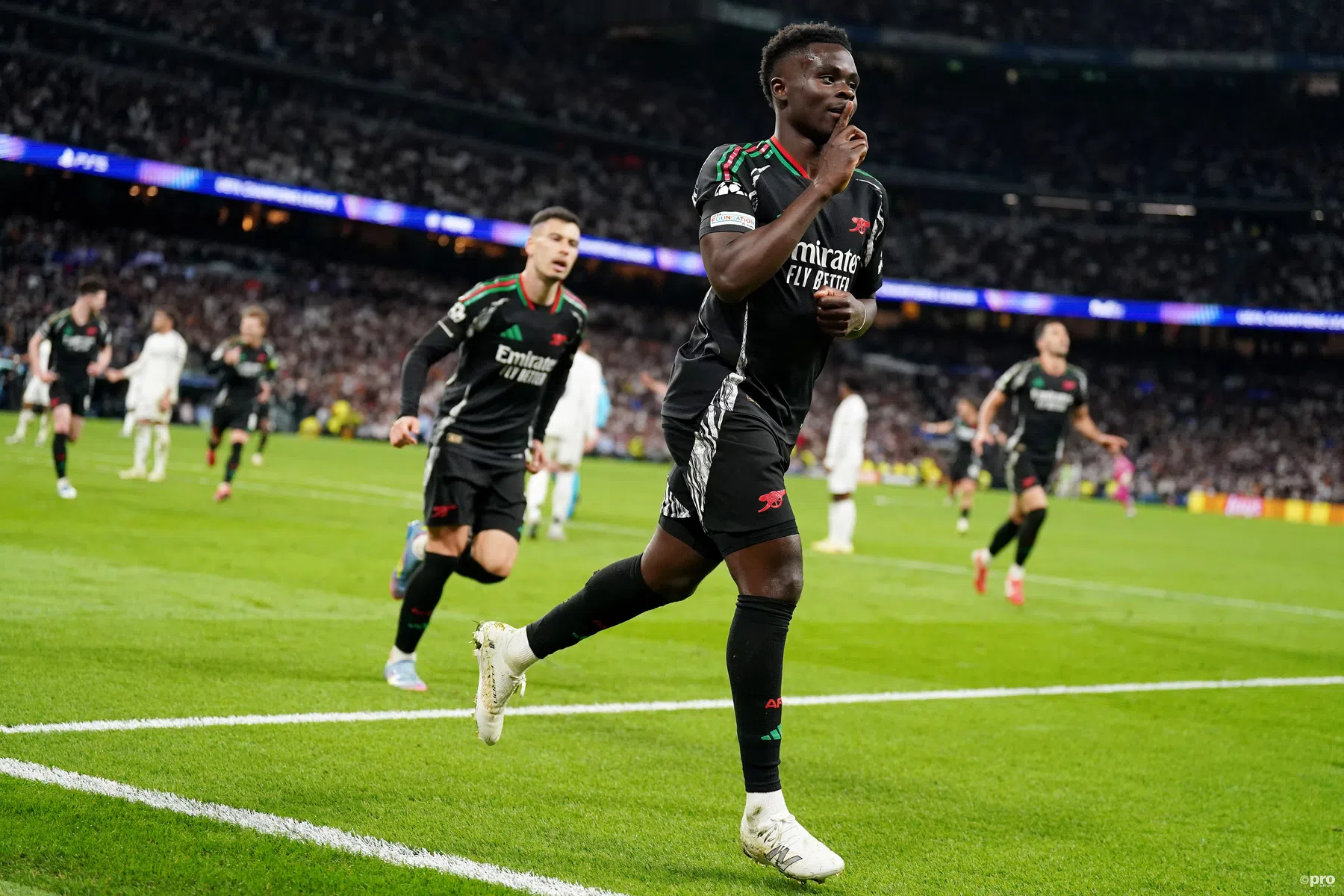 Geen remontada voor onmachtig Real: Arsenal naar halve finale