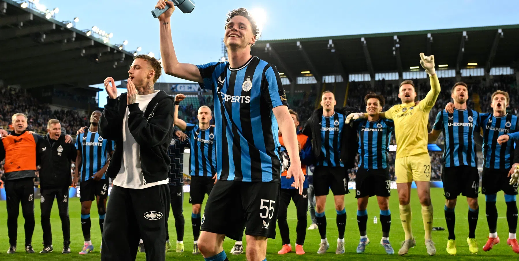 Spelers Club Brugge luid toegejuicht voor open training