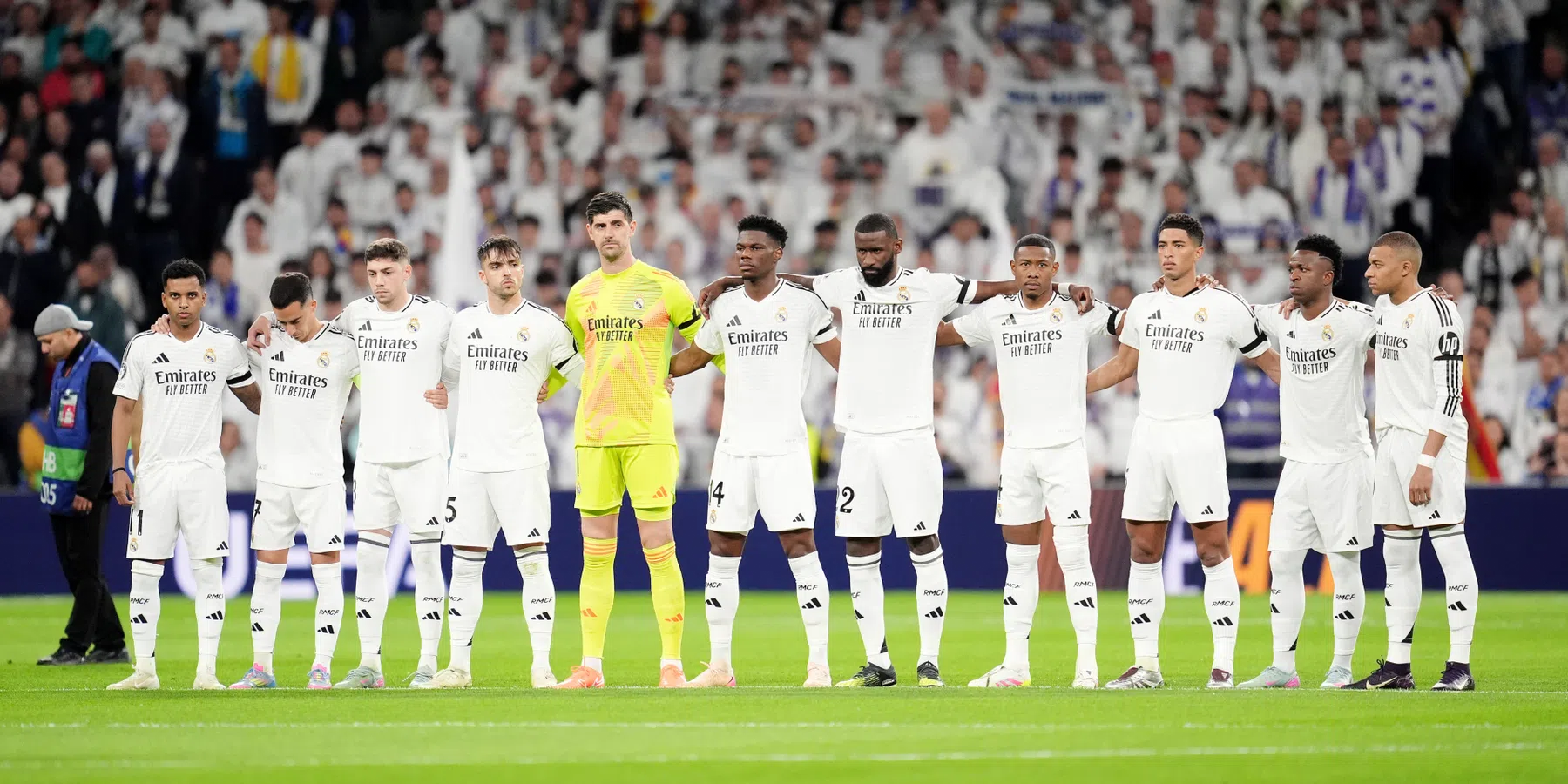 Courtois na de wedstrijd Real Madrid tegen Arsenal