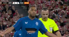 Ongeloof bij Dessers: shirt Rangers-spits aan flarden, maar géén penalty wel geel 