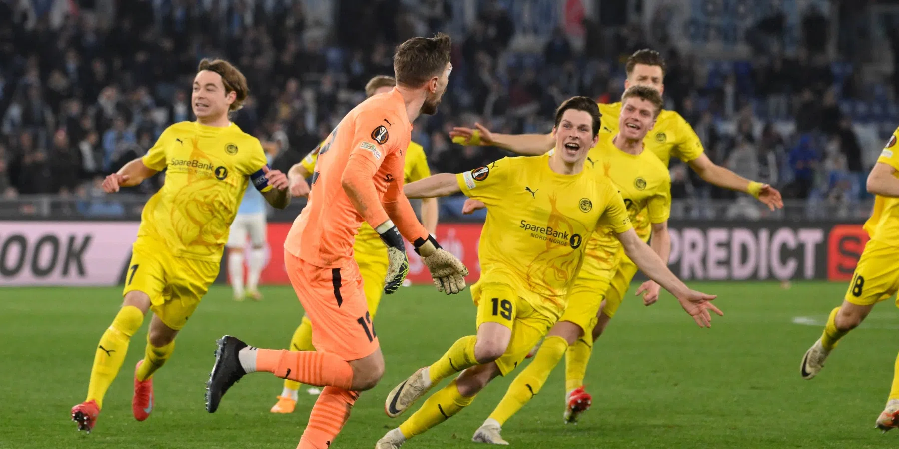 Bodø/Glimt schrijft historie, Lazio ondanks treffer Noslin uitgeschakeld