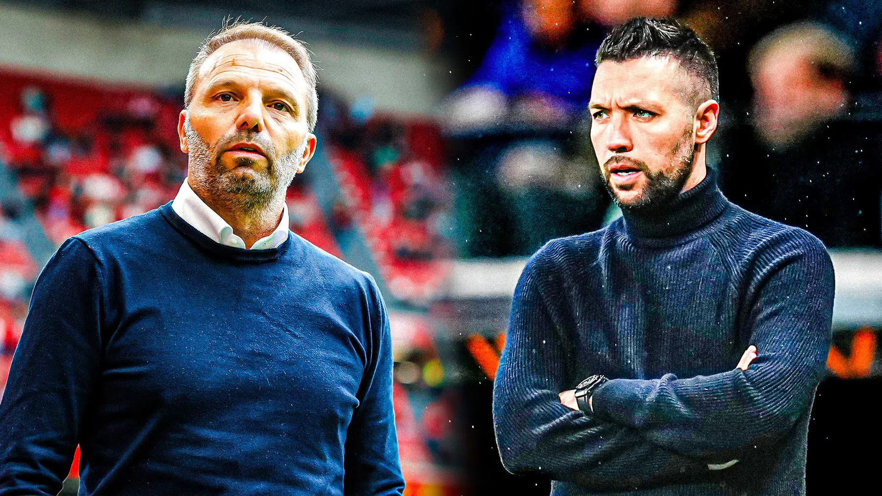 Van Hooijdonk in discussie met Van der Vaart: 'Beter dan Steijn'