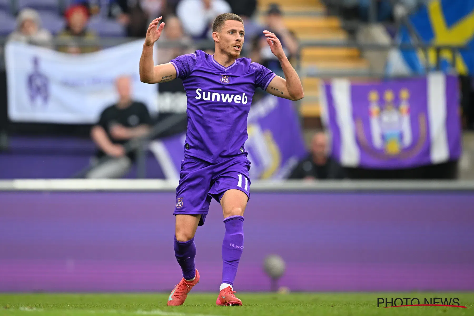 Thorgan Hazard na Royal Antwerp FC tegen RSC Anderlecht