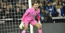 Thumbnail for article: 'Mignolet moet naar de kant bij Club Brugge, maar de schade valt mee'