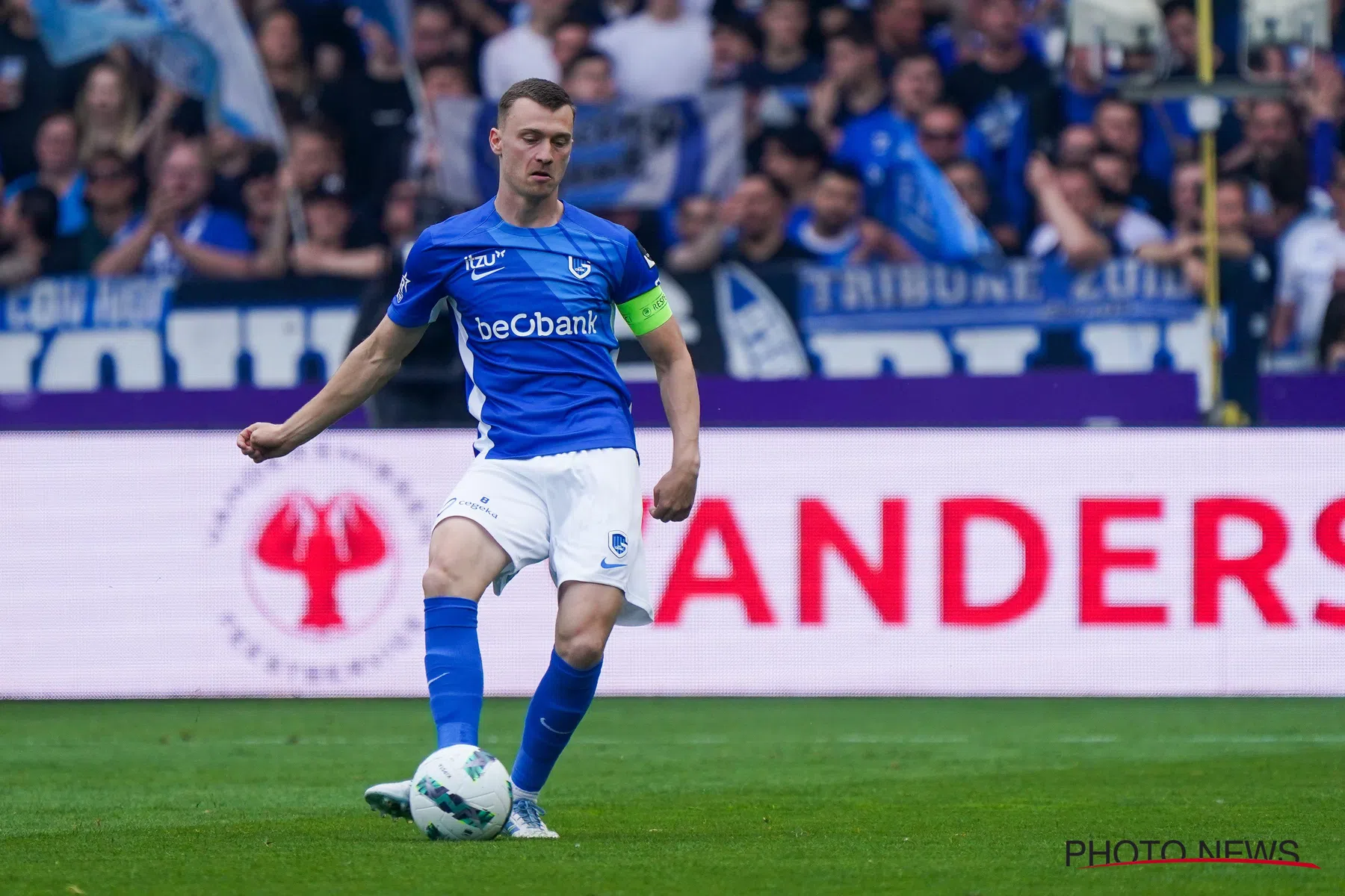 Bryan Heynen voor Royal Antwerp FC - KRC Genk