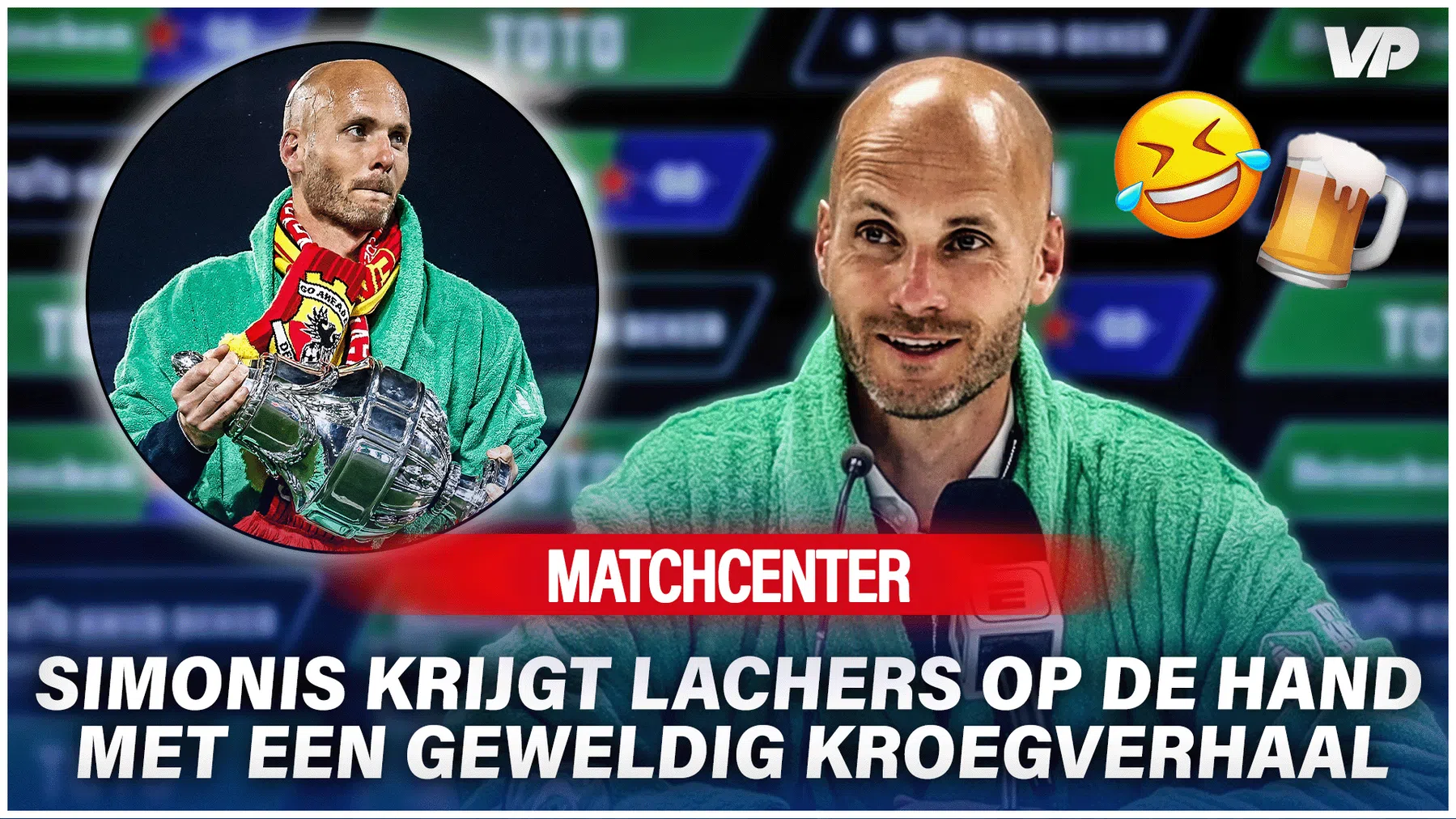 Beelden persconferentie na bekerwinst Go Ahead Eagles