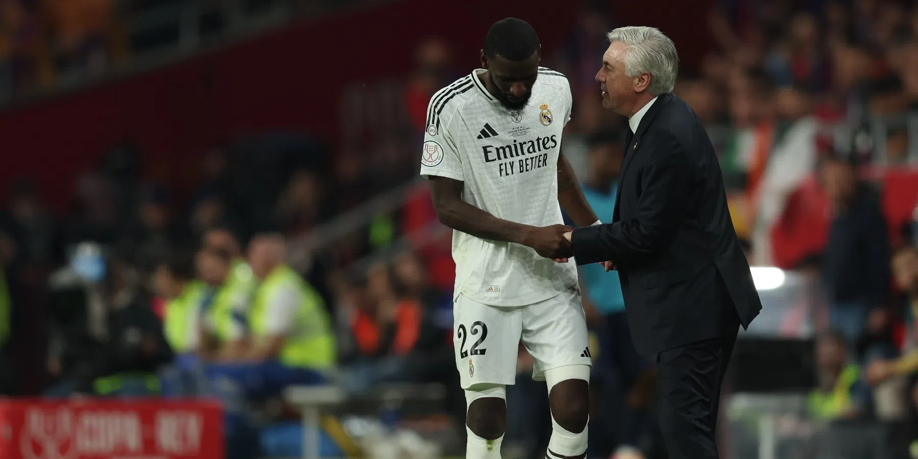 Real Madrid hoort schorsing voor Rüdiger na wangedrag