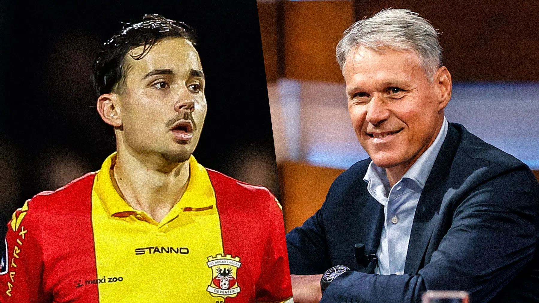 Van Basten discusseert met Deijl