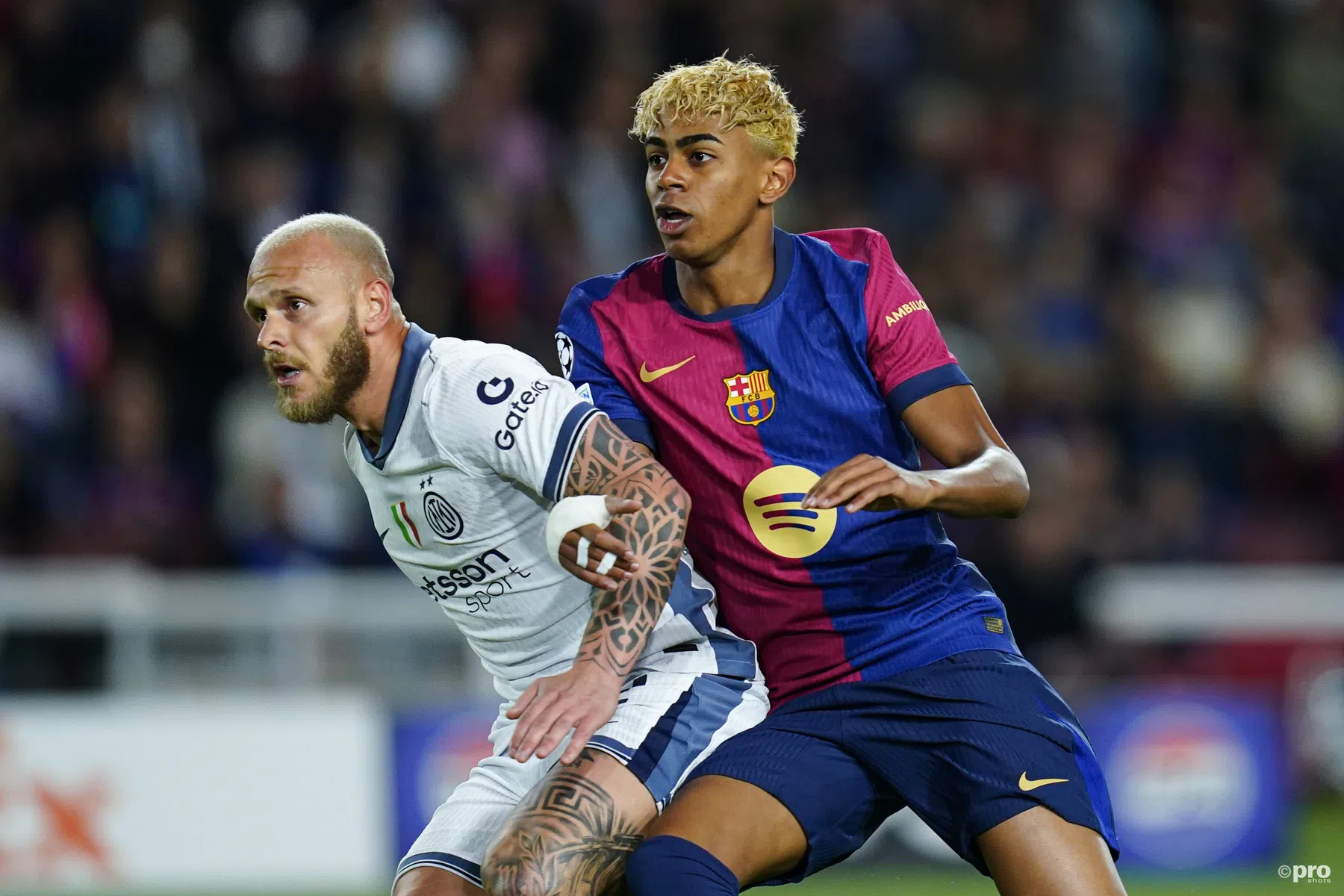 Yamal imponeert tijdens Barça - Inter: 'Het is ongekend'