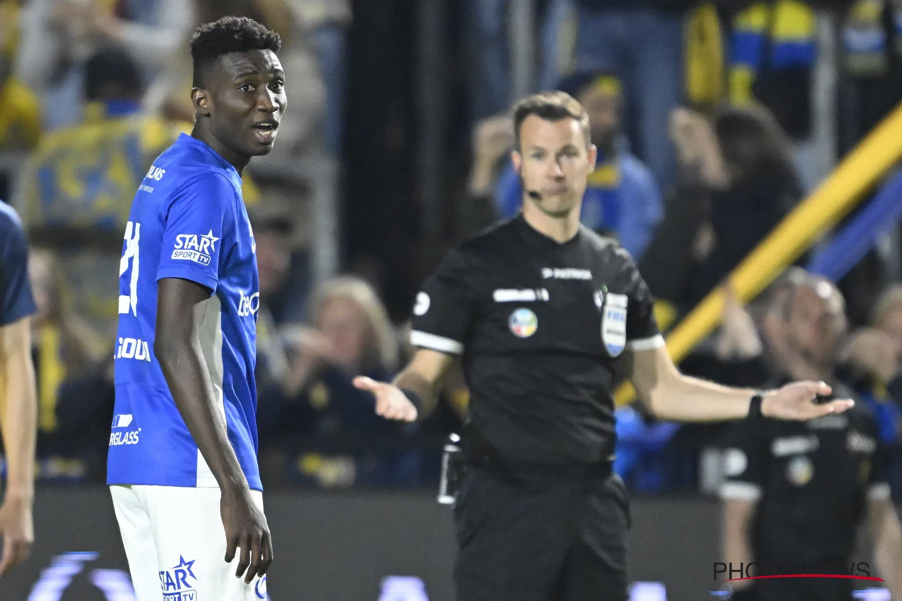 De Bilde krijgt gelijk in Union – KRC Genk door rood voor Bangoura