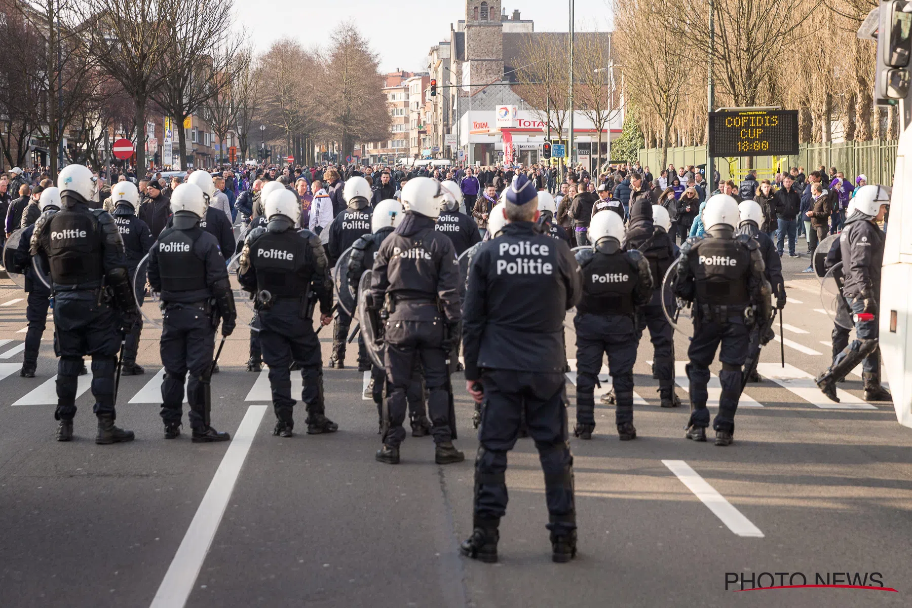 Incidenten voor bekerfinale tussen Club Brugge en RSC Anderlecht