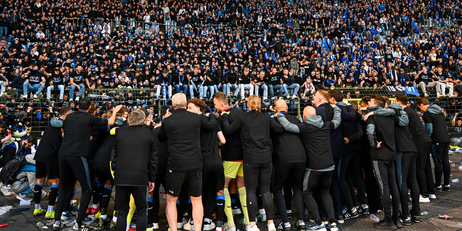 Club Brugge veroordeelt 'zogenaamde supporters die amok maakten'