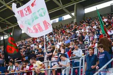 Thumbnail for article: Stadion Zulte Waregem beklad met graffiti: politie onderzoekt vandalisme