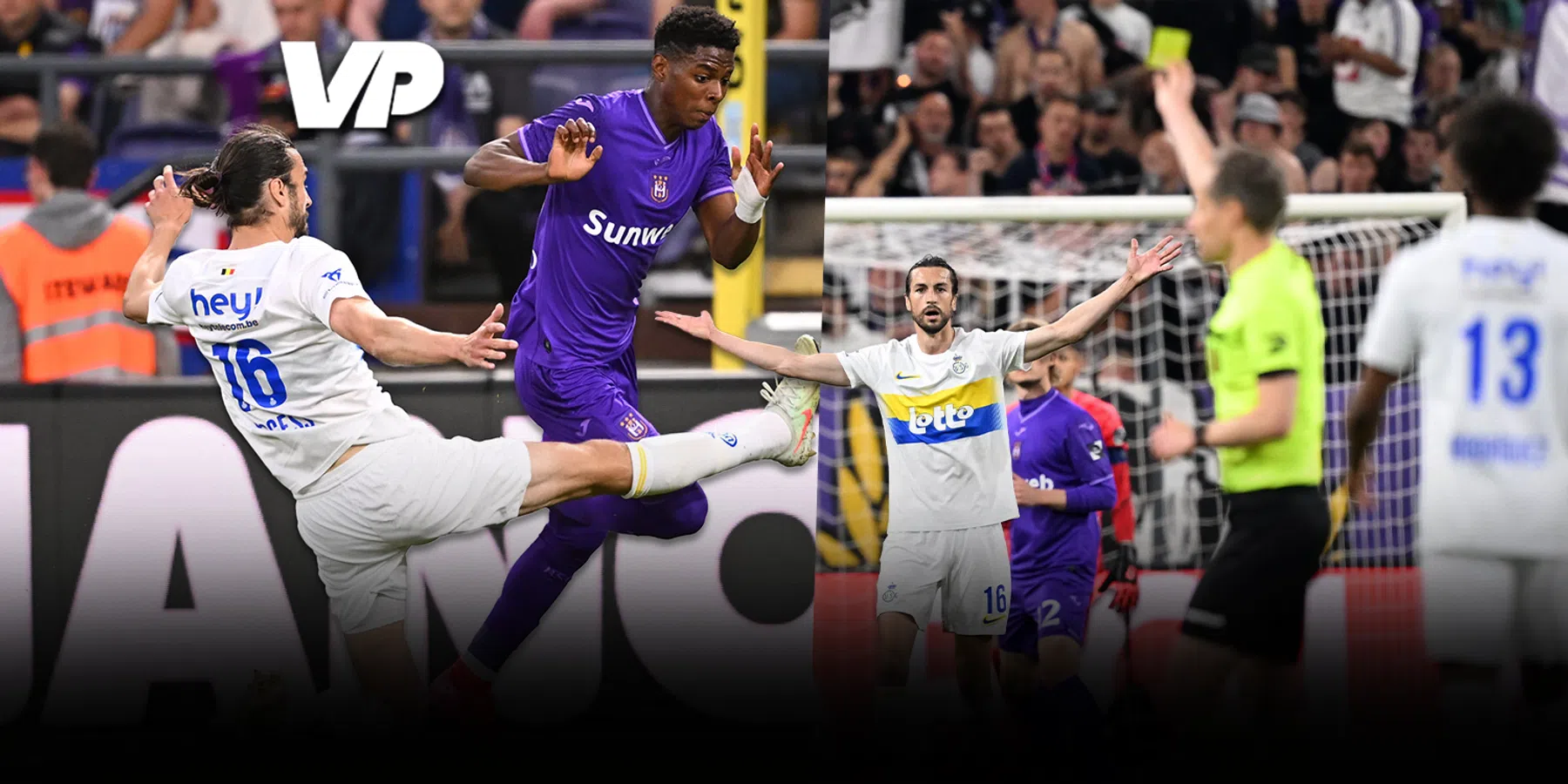 Tijd voor Voetbal over de gele kaart voor Burgess in Anderlecht - Union