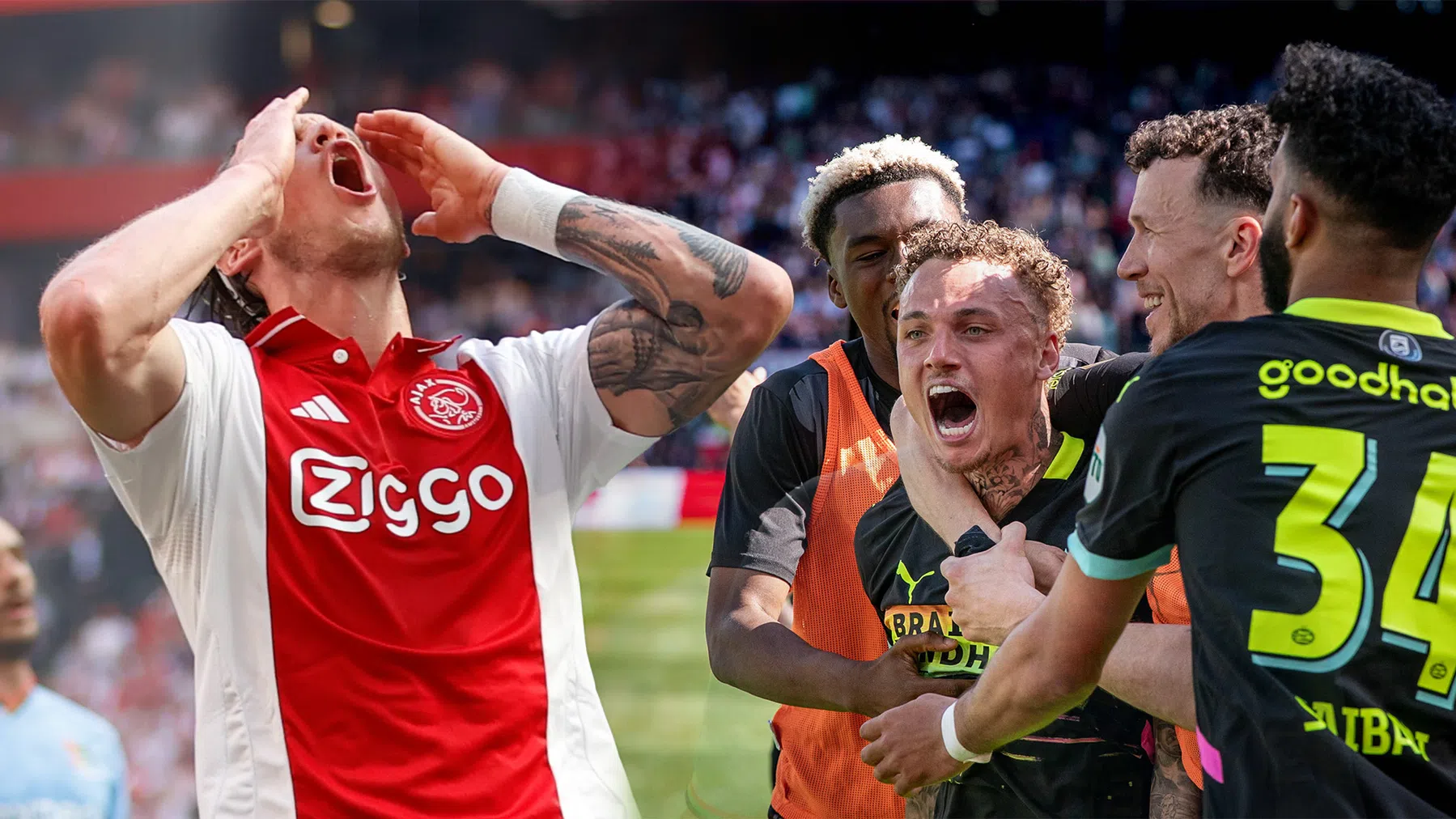 Bizarre ontknoping: Ajax nog wel titelfavoriet volgens rekenmodellen