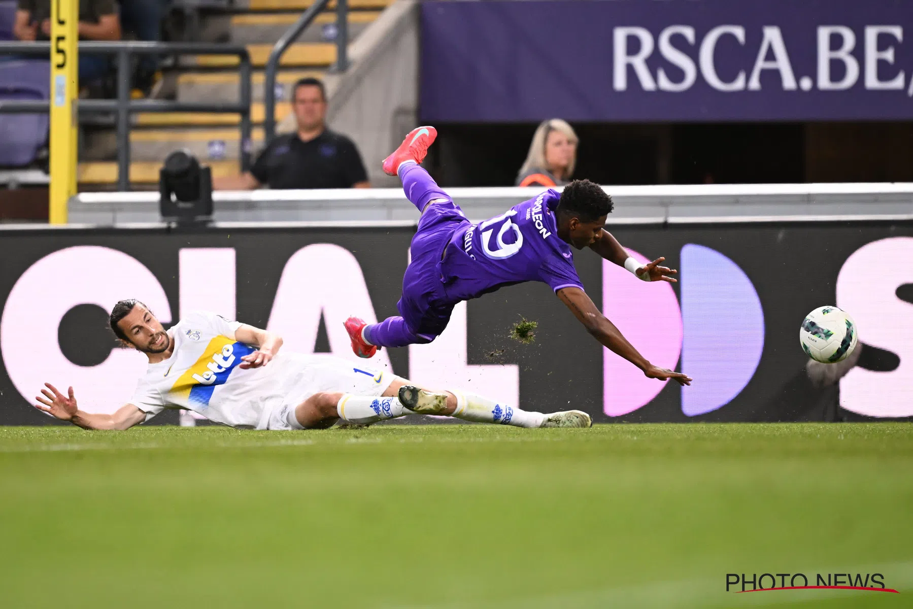 Marc Degryse over geel Christian Burgess tegen Anderlecht