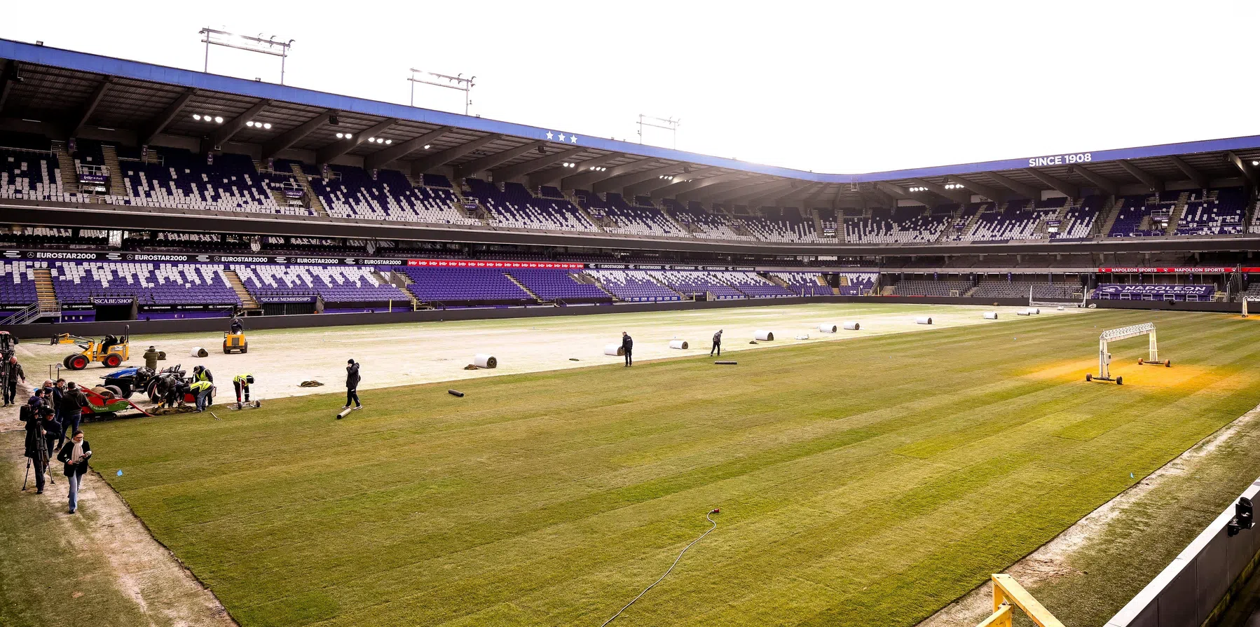 'Anderlecht gaat grasmat vernieuwen, maar verspreid over twee jaar'