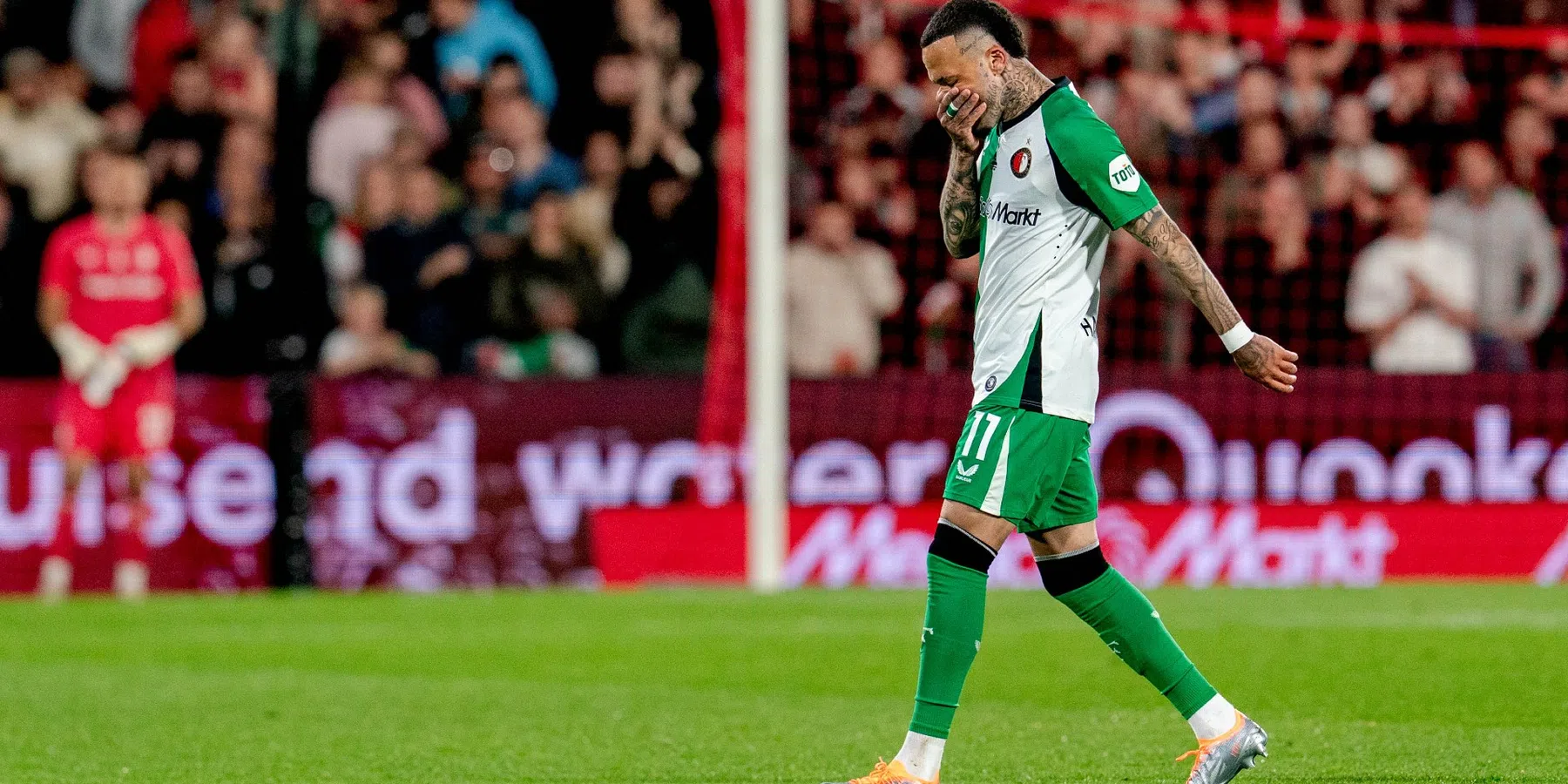Hartman vecht tegen de tranen bij Feyenoord-wissel