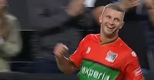 Thumbnail for article: Wereldgoal van Linssen bij NEC - NAC gaat viral: 'Hoe haal je het in je hoofd?'