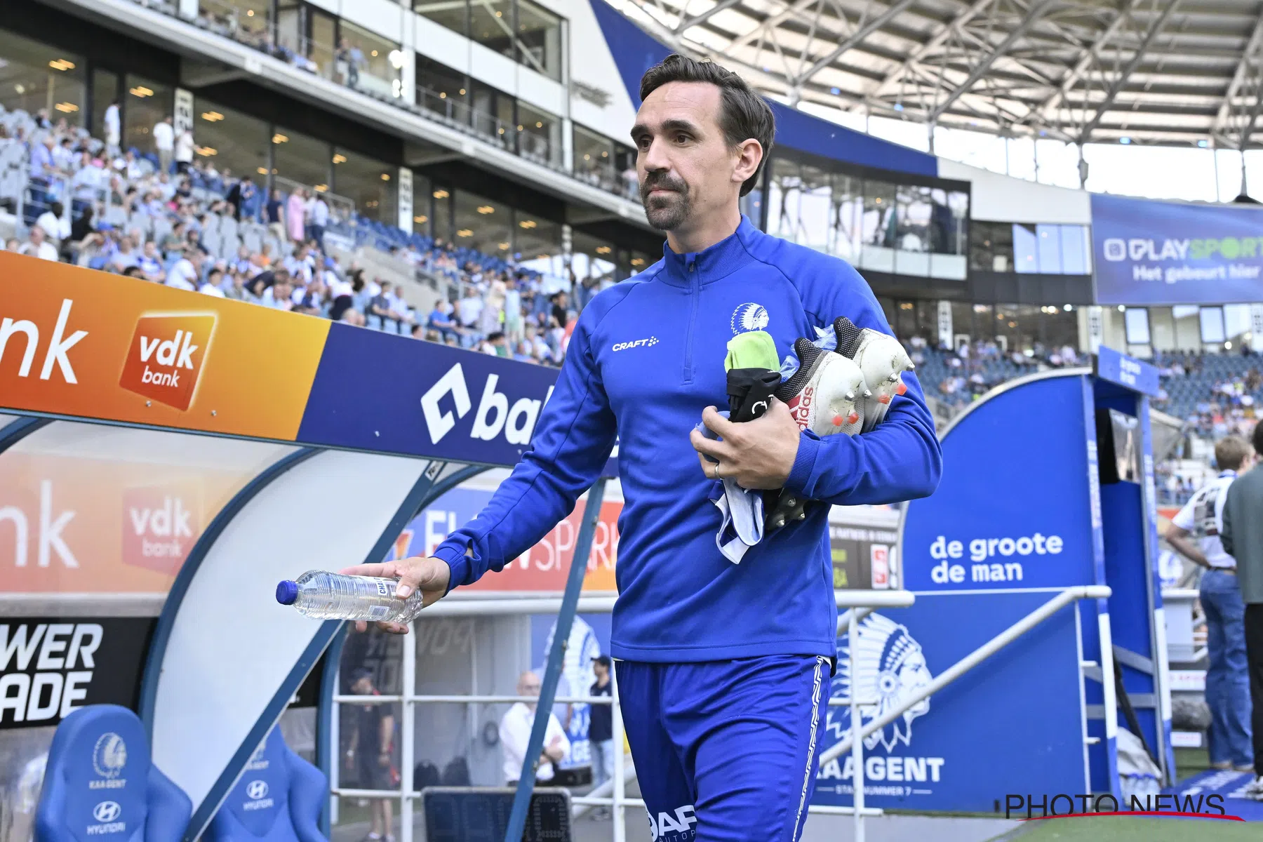 Laatste thuiswedstrijd voor Sven Kums bij KAA Gent