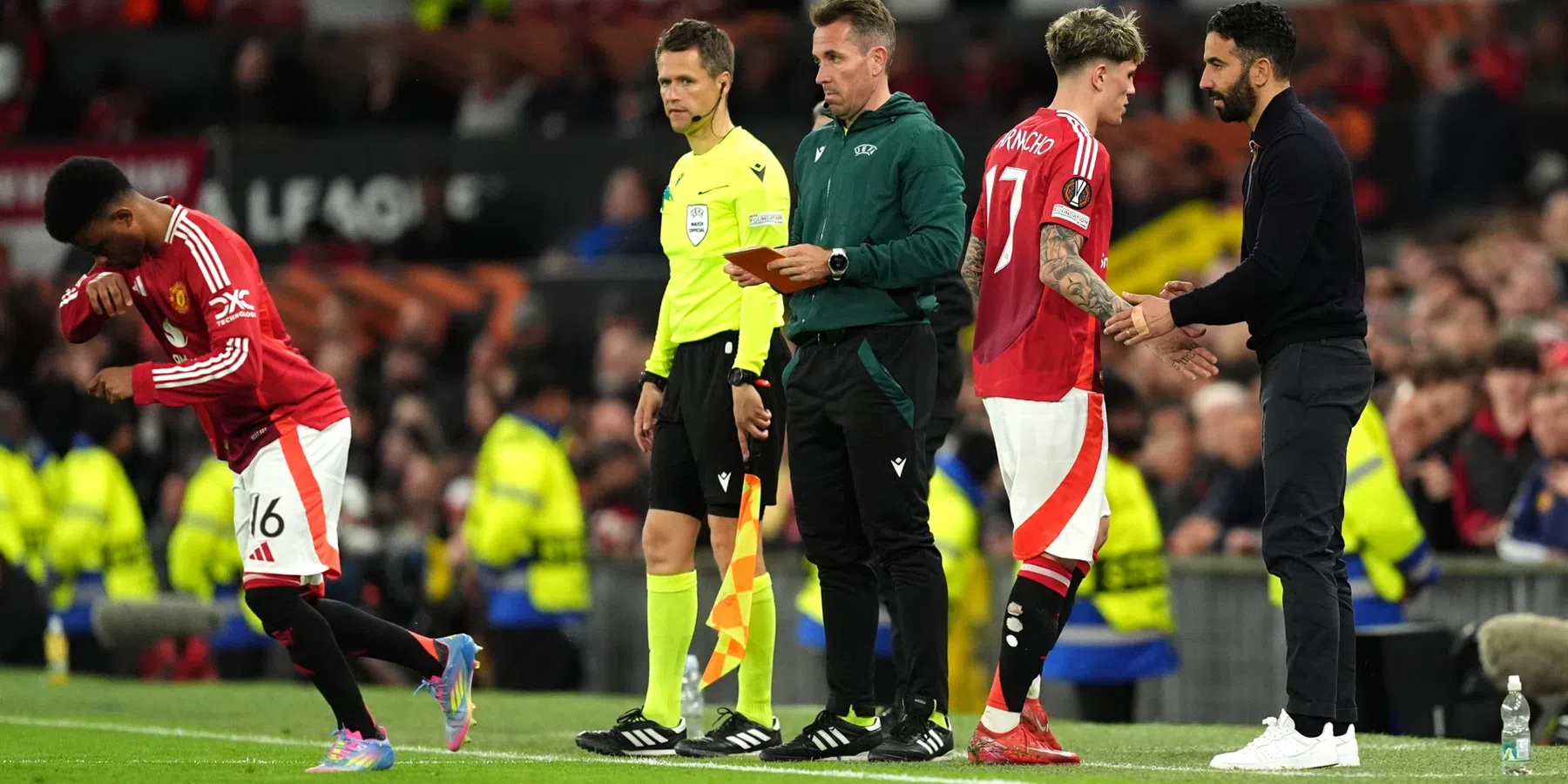 United-speler Garnacho sneert naar Amorim na invalbeurt