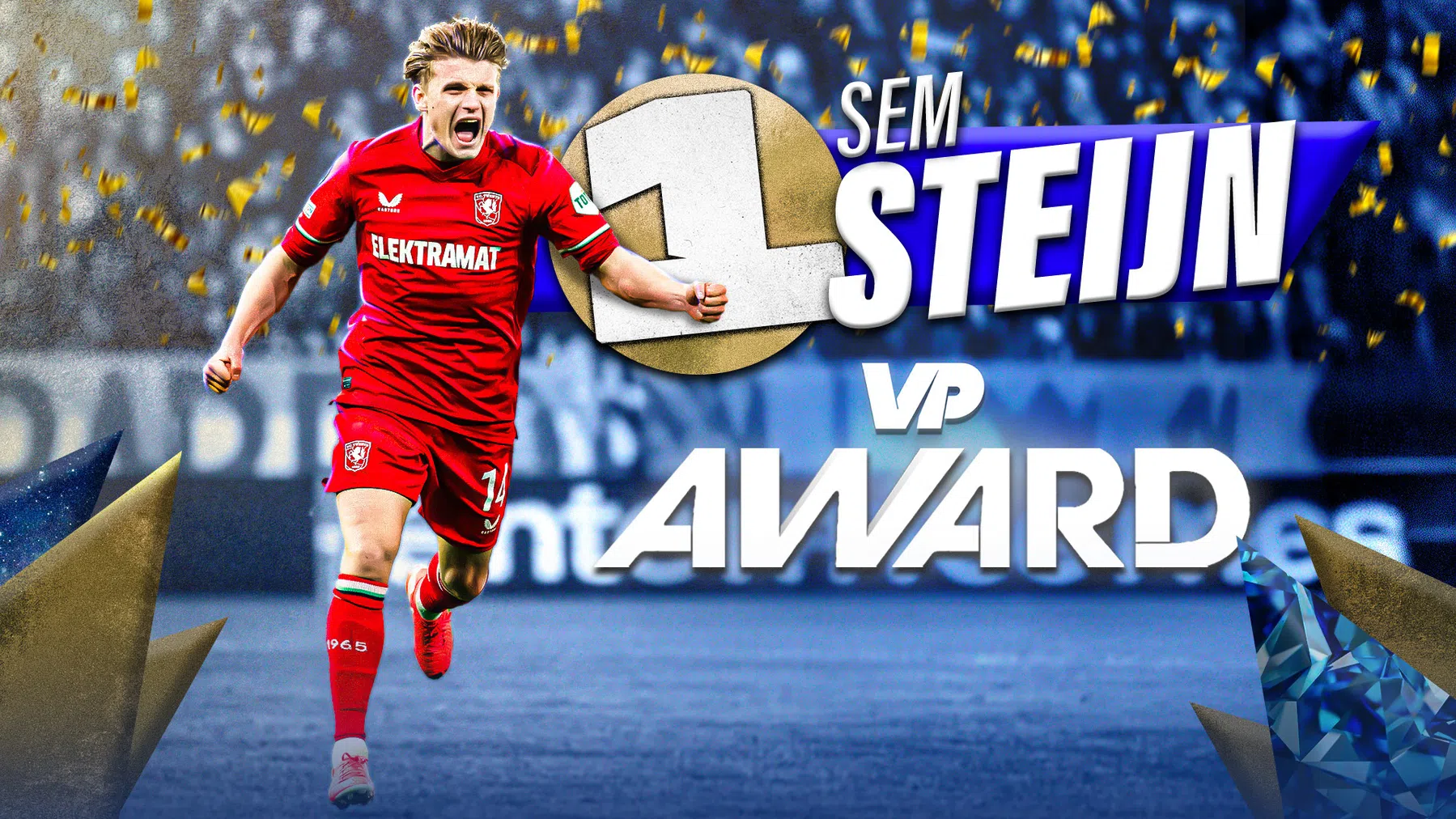 VP Award 2025: Eredivisie-topscorer Steijn de beste