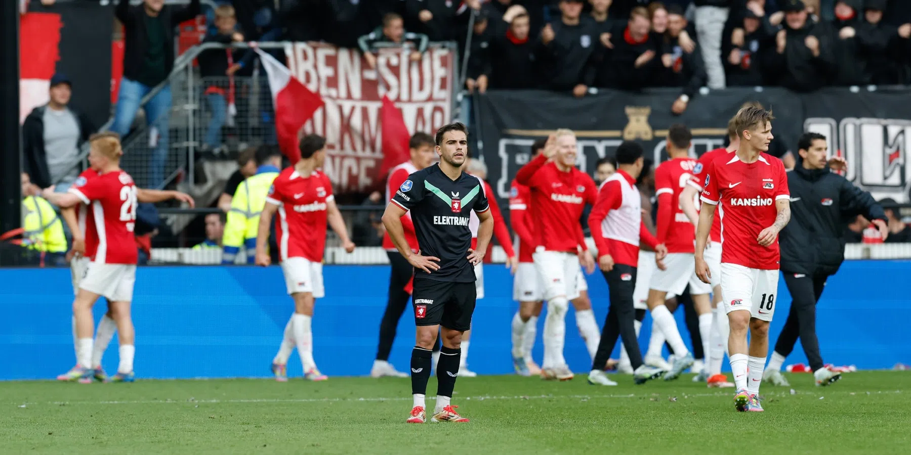 Invaller Sadiq goud waard voor AZ: Alkmaarders ten koste van Twente Europa in