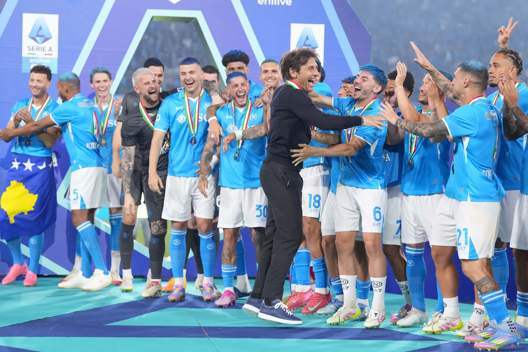 Toekomst Conte bij Napoli hoogst onzeker