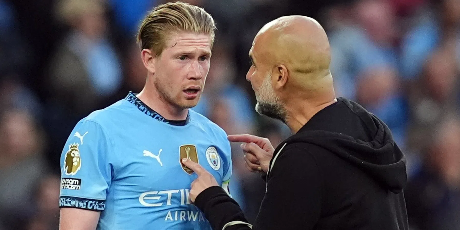 ‘Napoli president gelooft dat De Bruyne nu naar Napoli komt, done deal?’