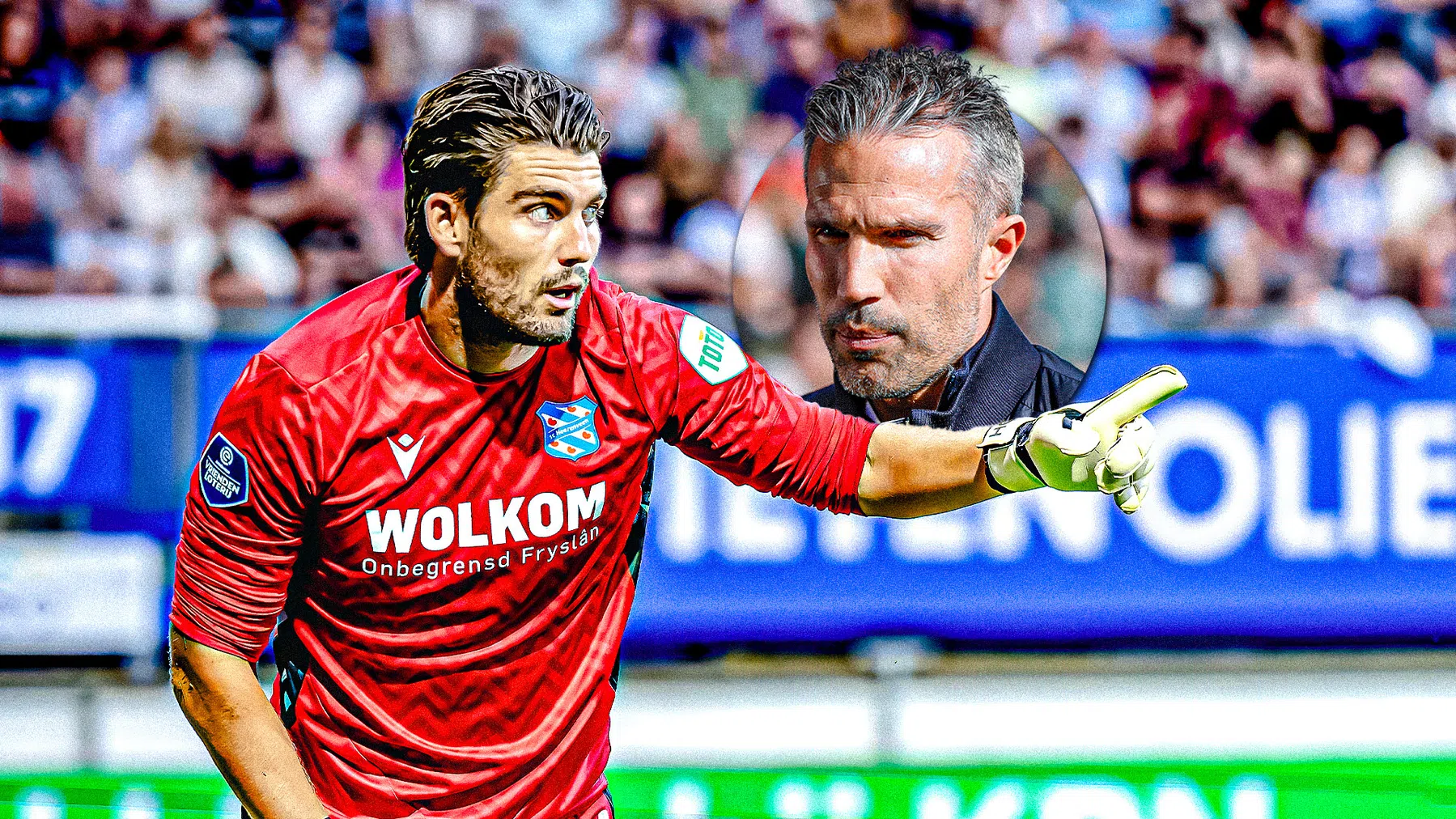 Van der Hart geeft Van Persie trap na