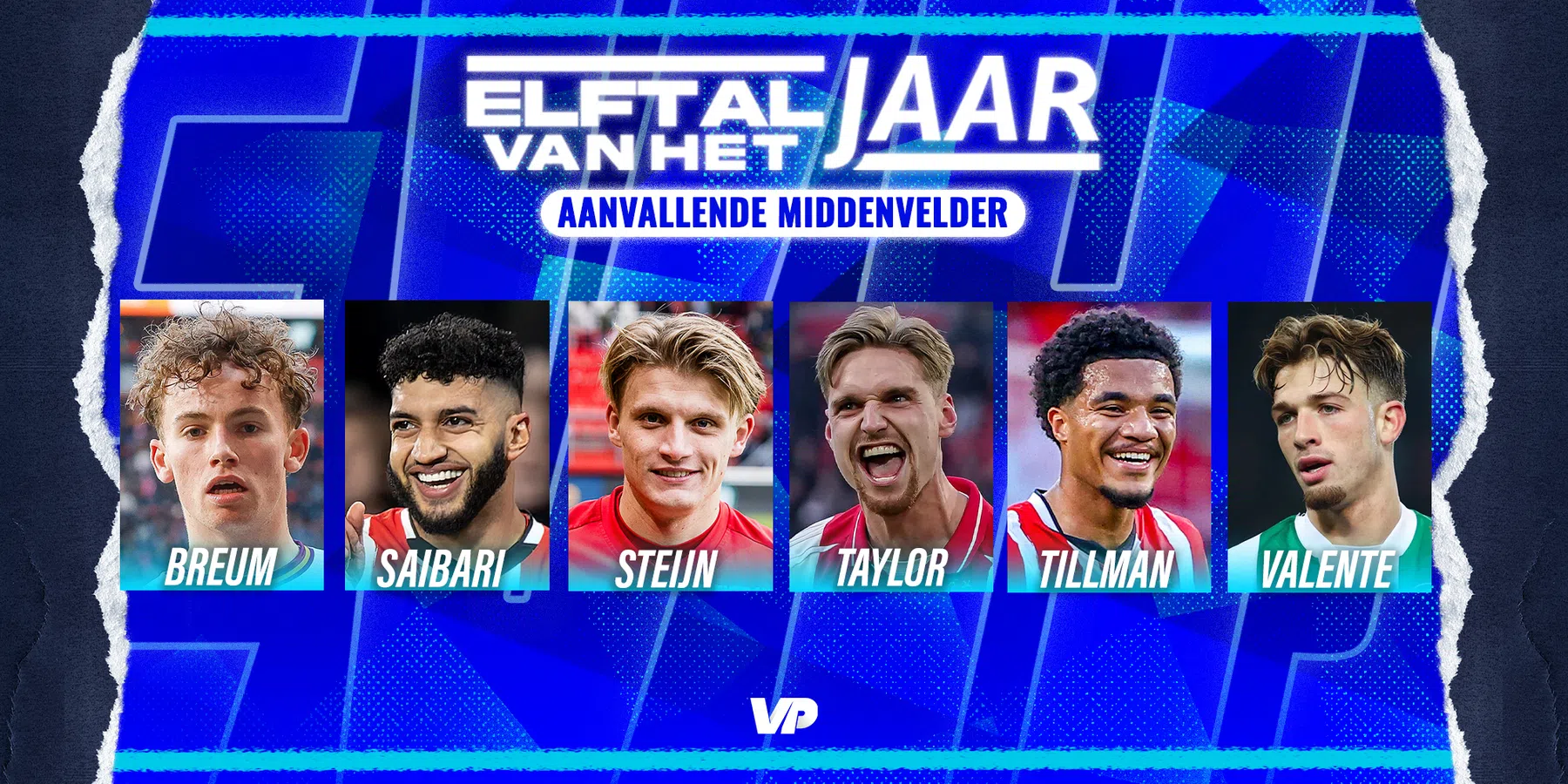 VoetbalPrimeur Elftal van het Jaar: aanvallende middenvelders