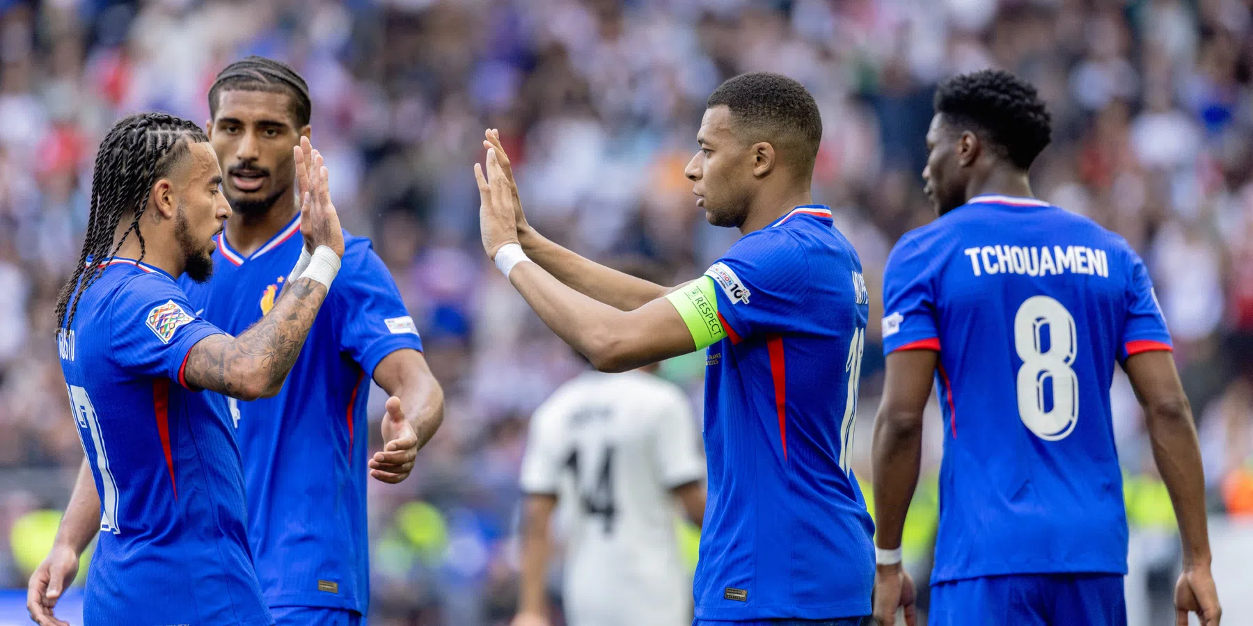 Frankrijk dankt Mbappé en pakt ten koste van Duitsland brons in Nations League