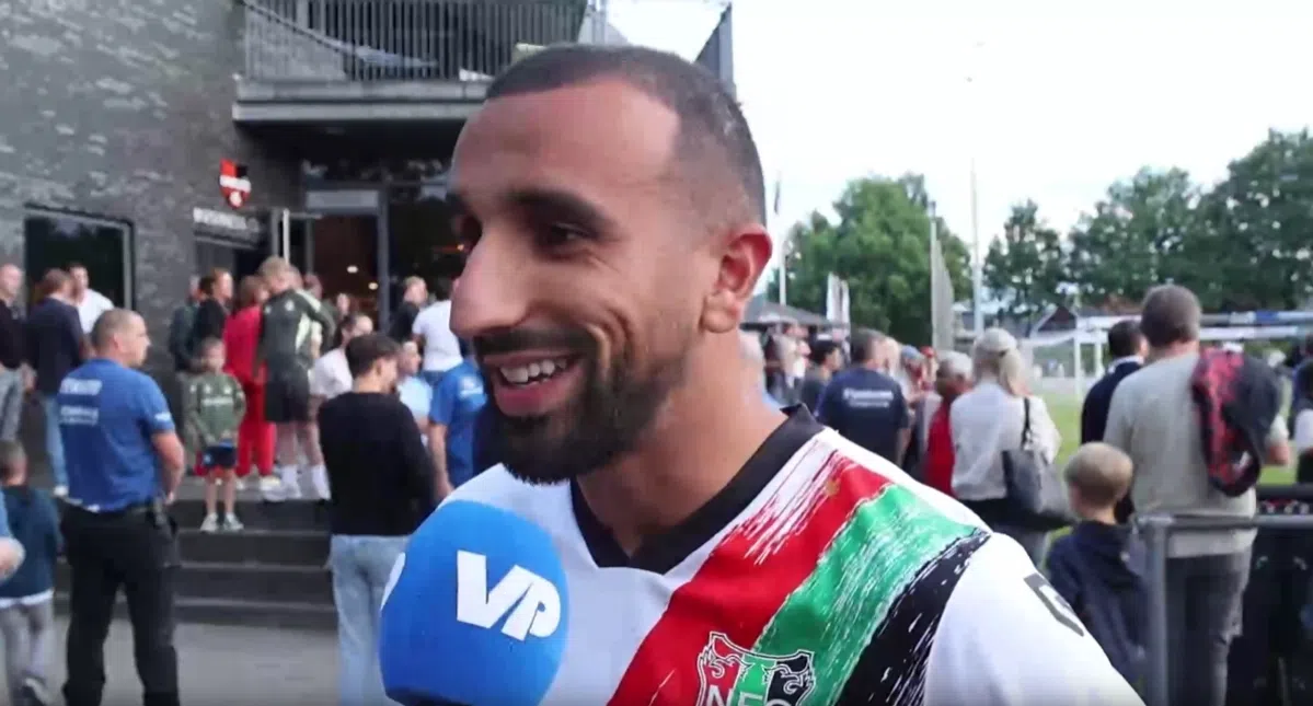 El Kachati vecht voor zijn plek bij NEC: 'Kan makkelijk mee op dit niveau'